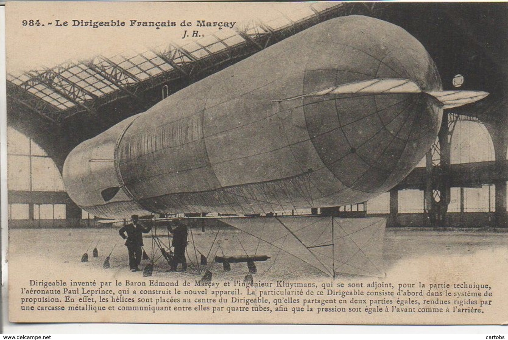 Ballon Dirigeable Français "De Marçay" - Aeronaves