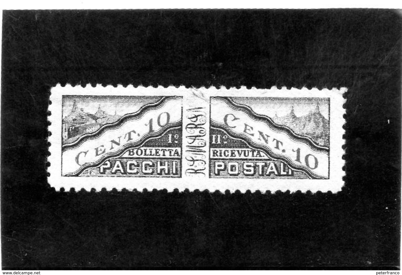 CG46 - 1928 San Marino - Pacchi Postali - Spoorwegzegels