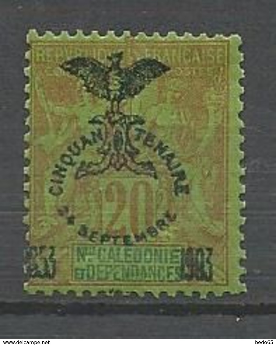 NOUVELLE CALEDONIE N° 74 NEUF*  CHARNIERE / MH - Neufs