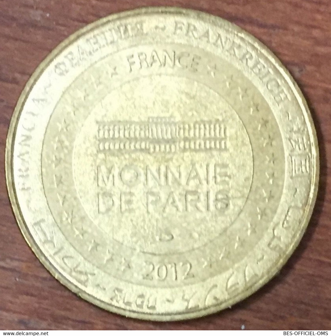 44 BATZ SUR MER TERRE ET MER NE CRAINS MDP 2012 MÉDAILLE MONNAIE DE PARIS JETON TOURISTIQUE MEDALS COINS TOKENS - 2012