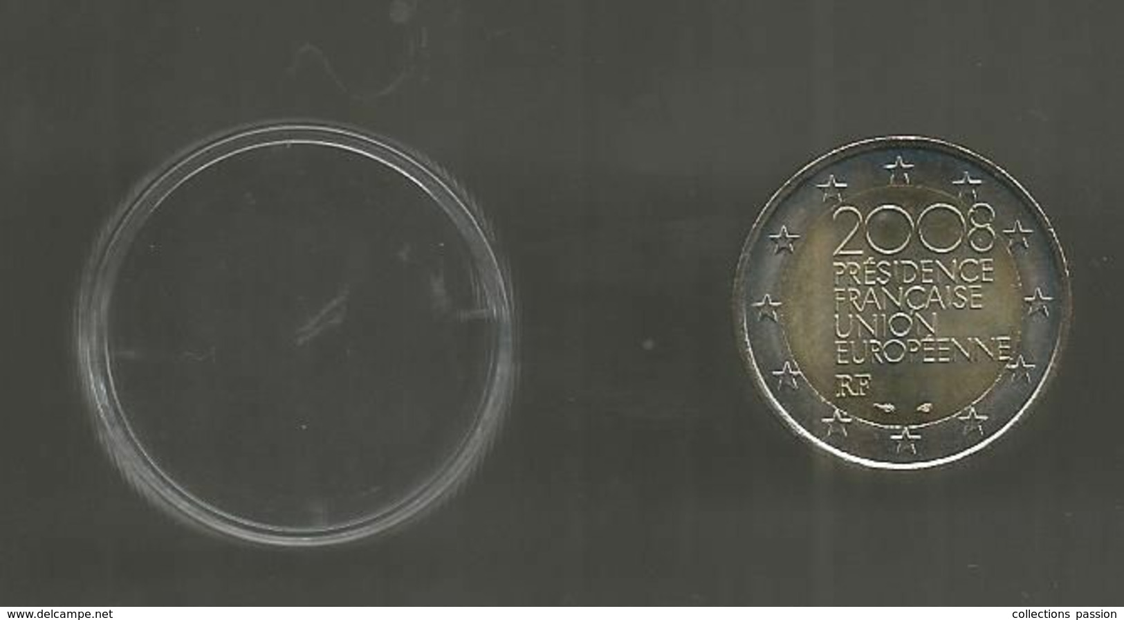 Monnaie Commémorative , 2 EURO , FRANCE , Présidence Française Union Européenne, 2008 , 2 €,  2 Scans - Frankreich