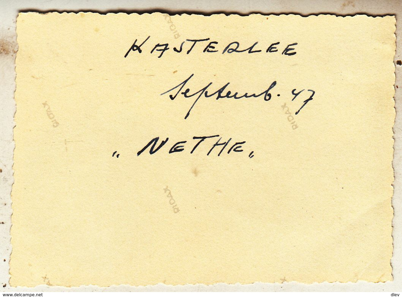Kasterlee - De Nethe - September 47 - Foto 6 X 8.5 Cm - Plaatsen