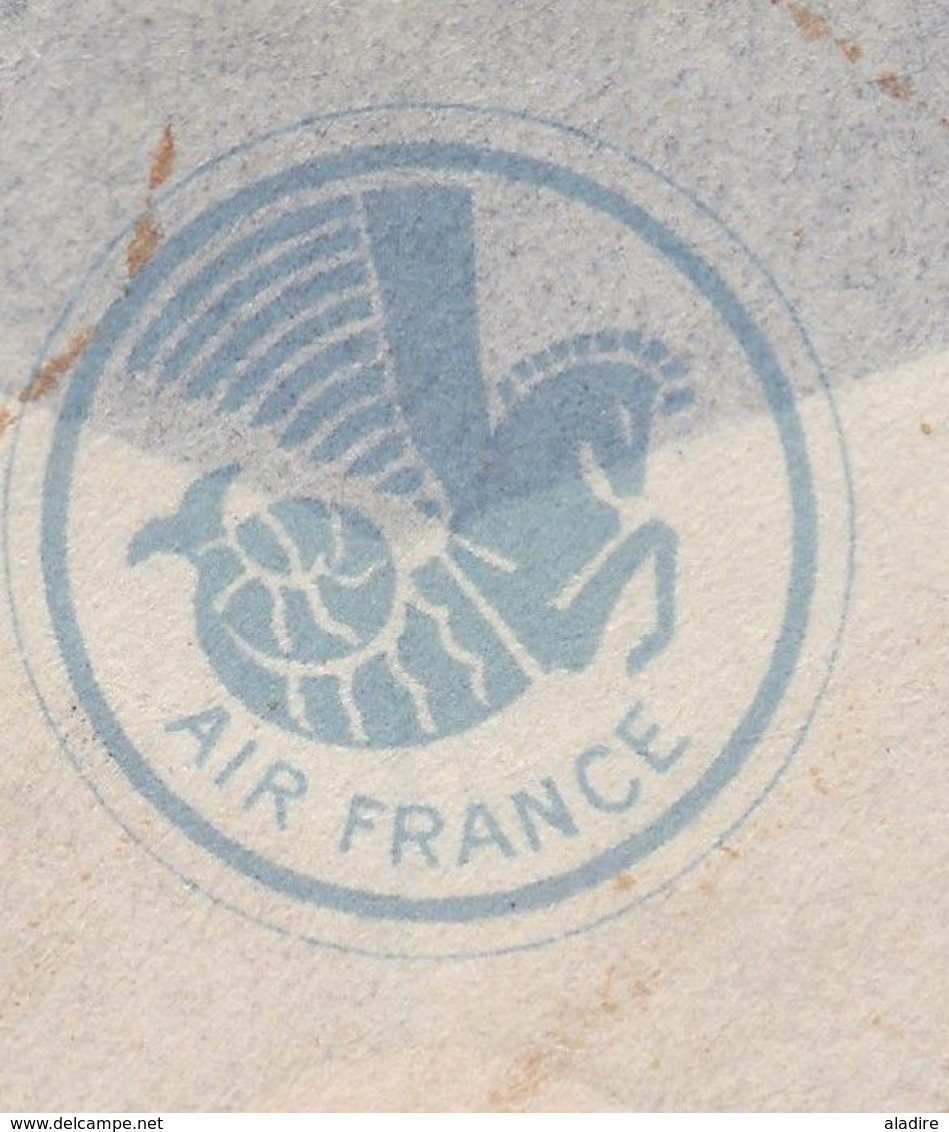 1934 - Lettre Par Avion De Saigon Central Vers Paris Par AIR FRANCE - Timbre Seul 36 C - Cad Arrivée OMEC - Covers & Documents