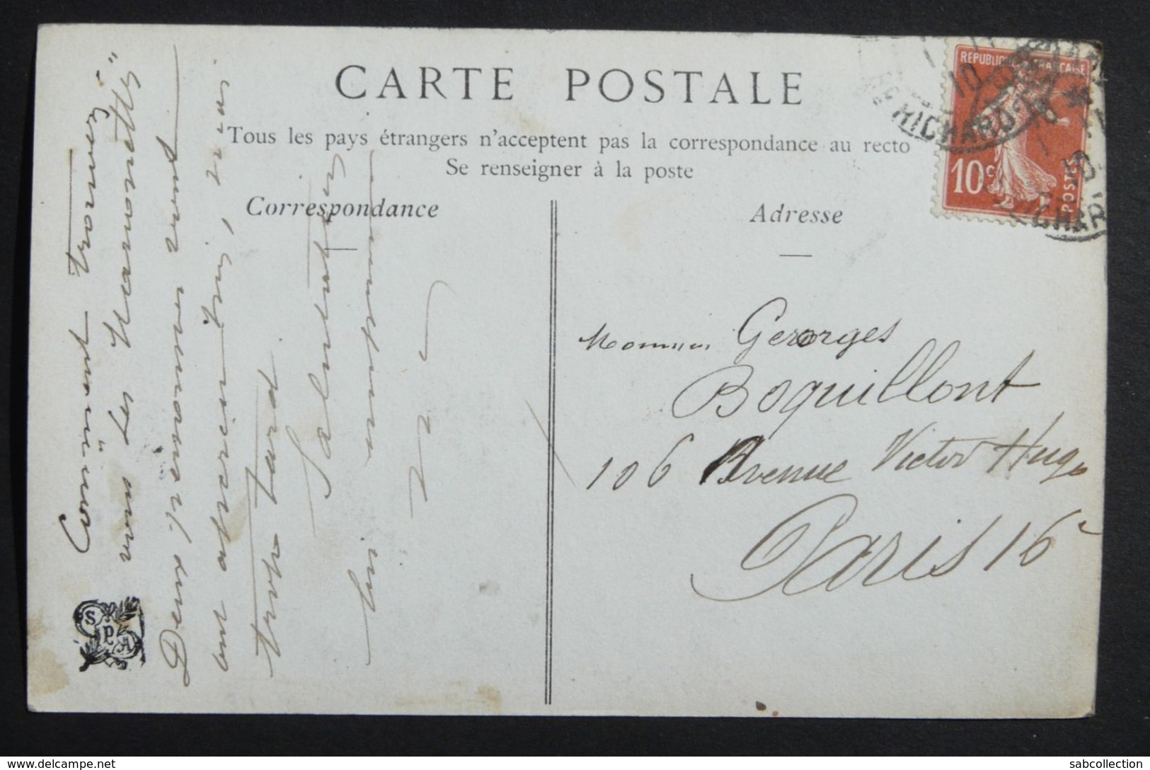 CPA -1132 ?. Dt. Salon De 1906. Le Renseignement Par Maurice Orange -  ND Phot. - SPA - Oblitérée En 1910 - Bromure ? - History