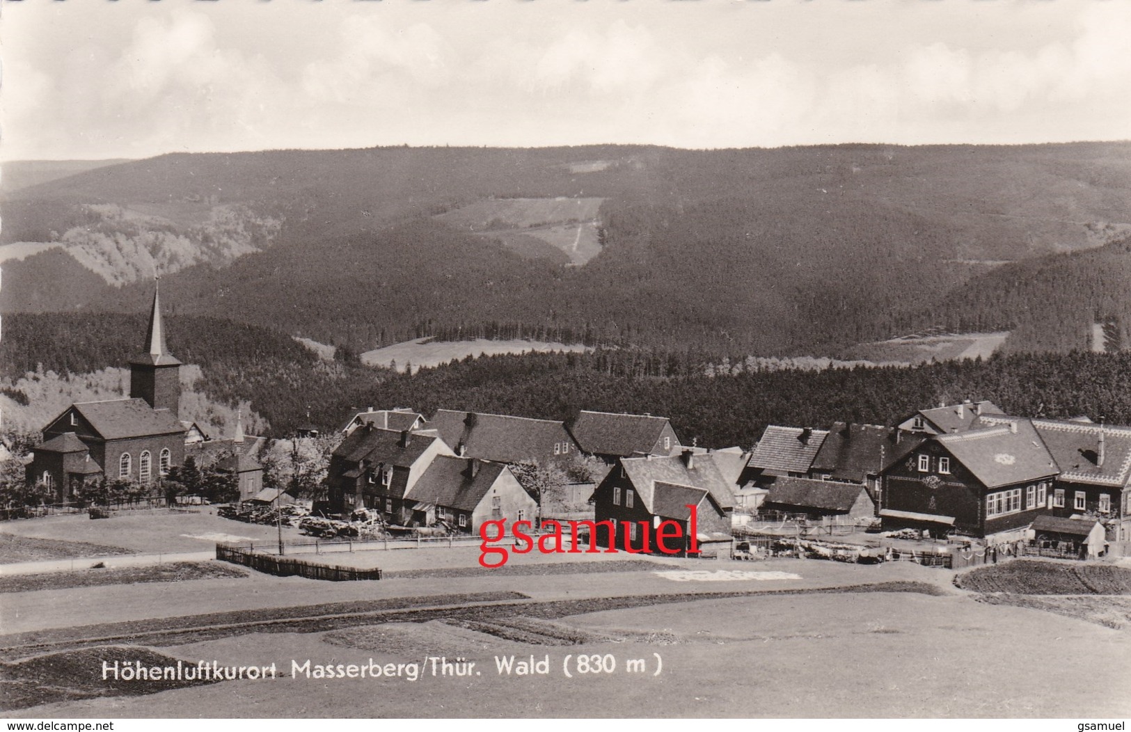 Allemagne - Höhenluftkurort Masserberg / Thür. Wald 830m. - (voir Scan Reto-verso). - Masserberg