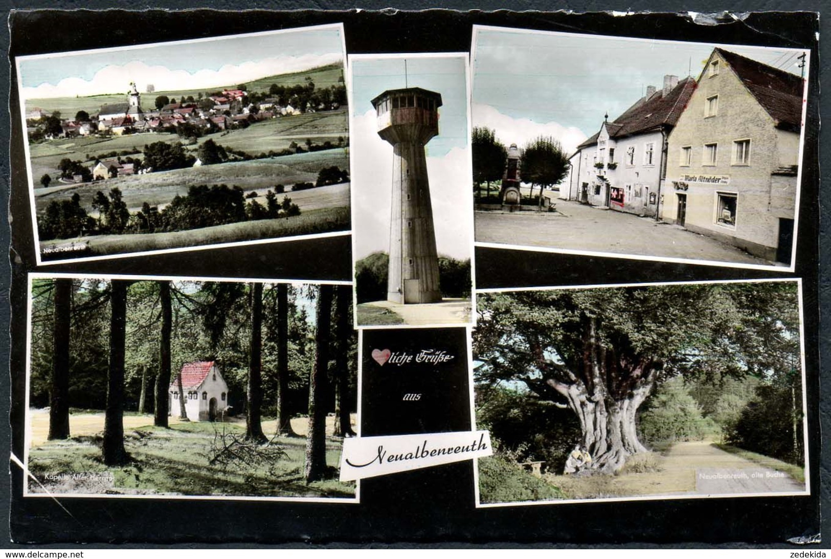 C6801 - Neualbenreuth Gruß Aus - Maria Altnöder Kolonialwaren - Turm - Tirschenreuth