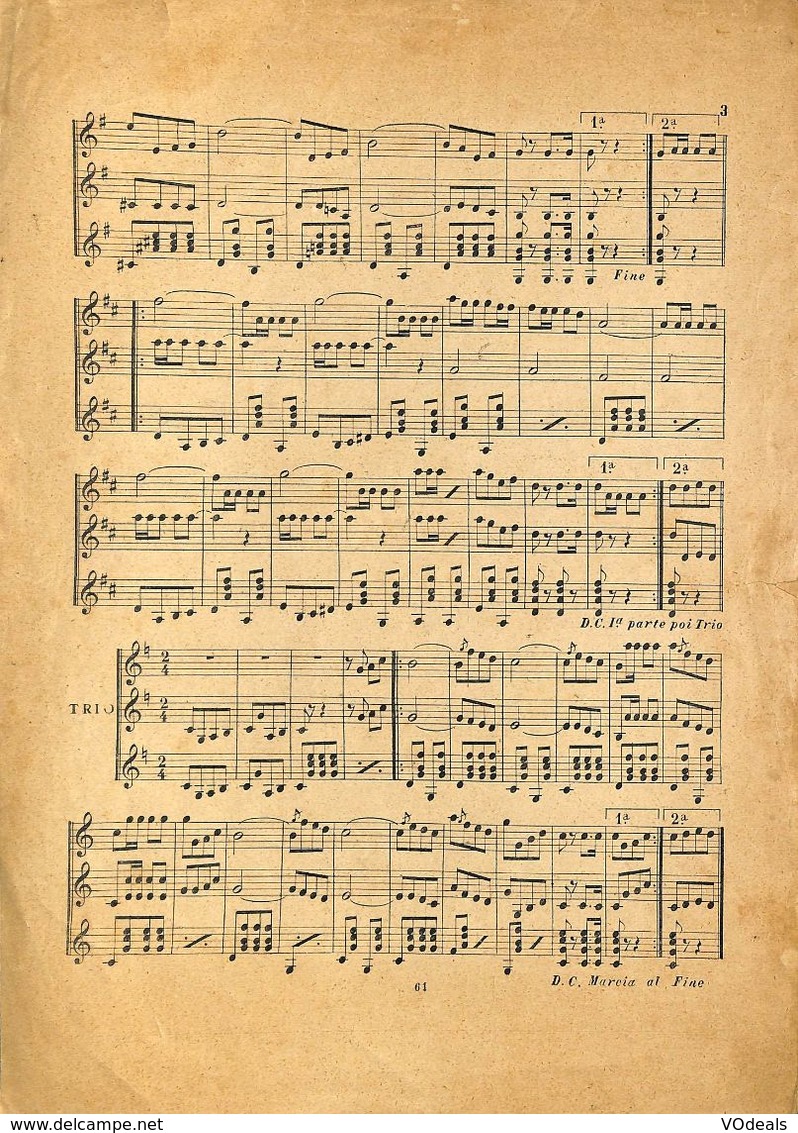 ANCIENNES PARTITIONS DE MUSIQUE -  IL MANDOLINO : GIORNALE DI MUSICA QUINDICINALE - New-York - Année 192x - Music