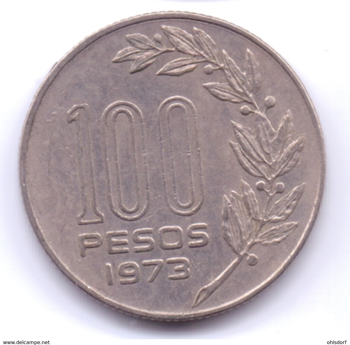 URUGUAY 1973: 100 Pesos, KM 59 - Uruguay