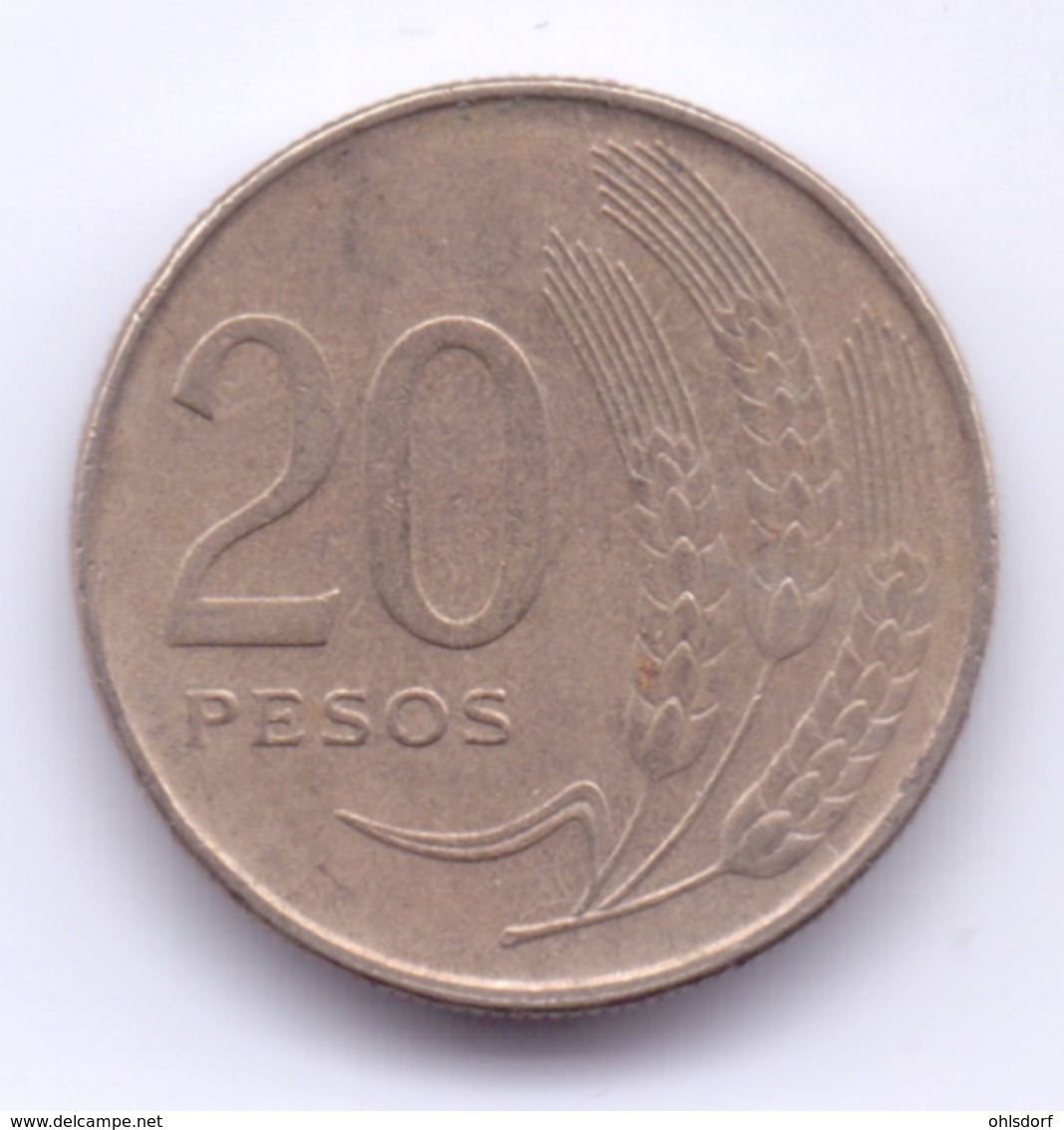 URUGUAY 1970: 20 Pesos, KM 56 - Uruguay