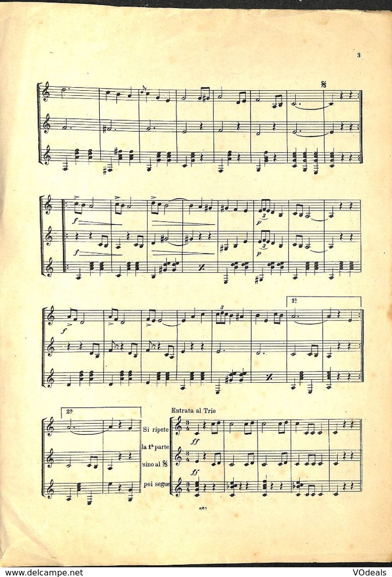 ANCIENNES PARTITIONS DE MUSIQUE -  IL MANDOLINO : GIORNALE DI MUSICA QUINDICINALE - Ascoltami - Année 1925 - Musik