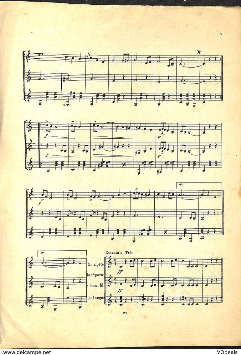 ANCIENNES PARTITIONS DE MUSIQUE -  IL MANDOLINO : GIORNALE DI MUSICA QUINDICINALE - Ascoltami - Année 1925 - Music