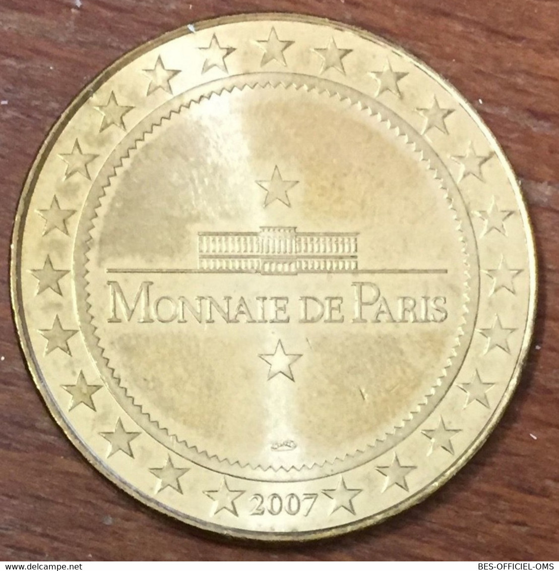 75007 PARIS BATEAUX PARISIENS MDP 2007 MEDAILLE SOUVENIR MONNAIE DE PARIS JETON TOURISTIQUE MEDALS COINS TOKENS - 2007