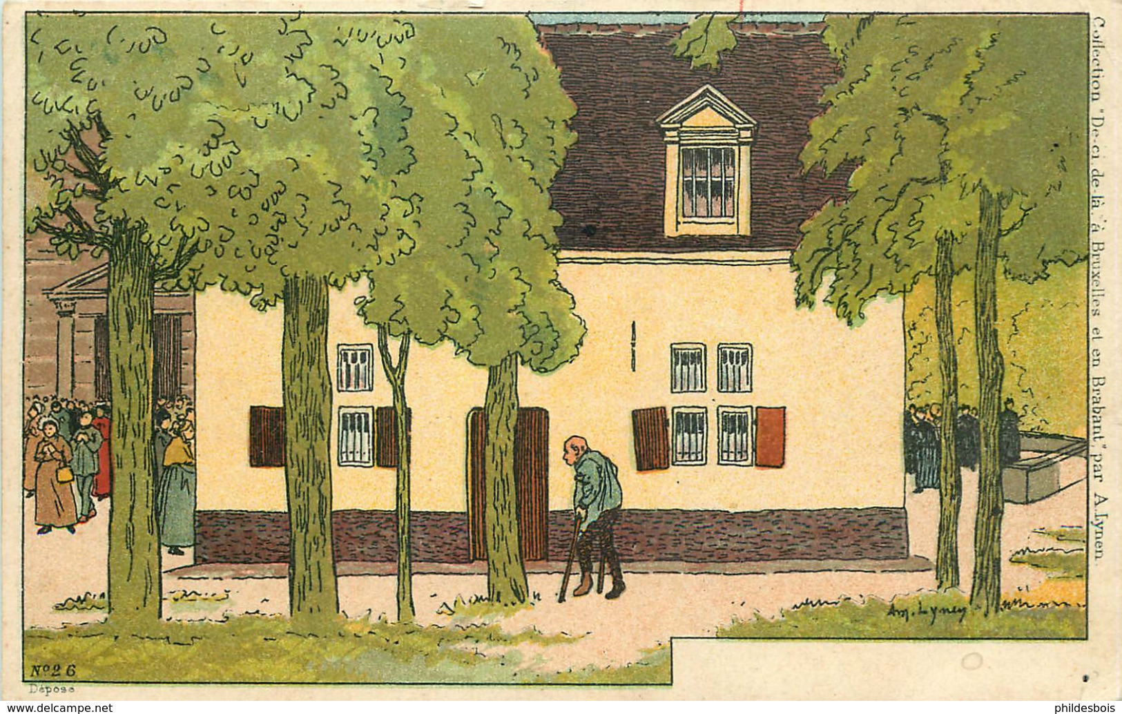 COLLECTION  De-ci De Là  Illustrateur A . LYNEN   N° 26 - Lynen, Amédée-Ernest
