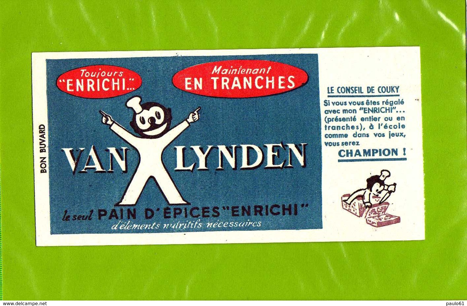 BUVARD : Pain D'Epice Enrichi VAN LYNDEN - Pan De Especias