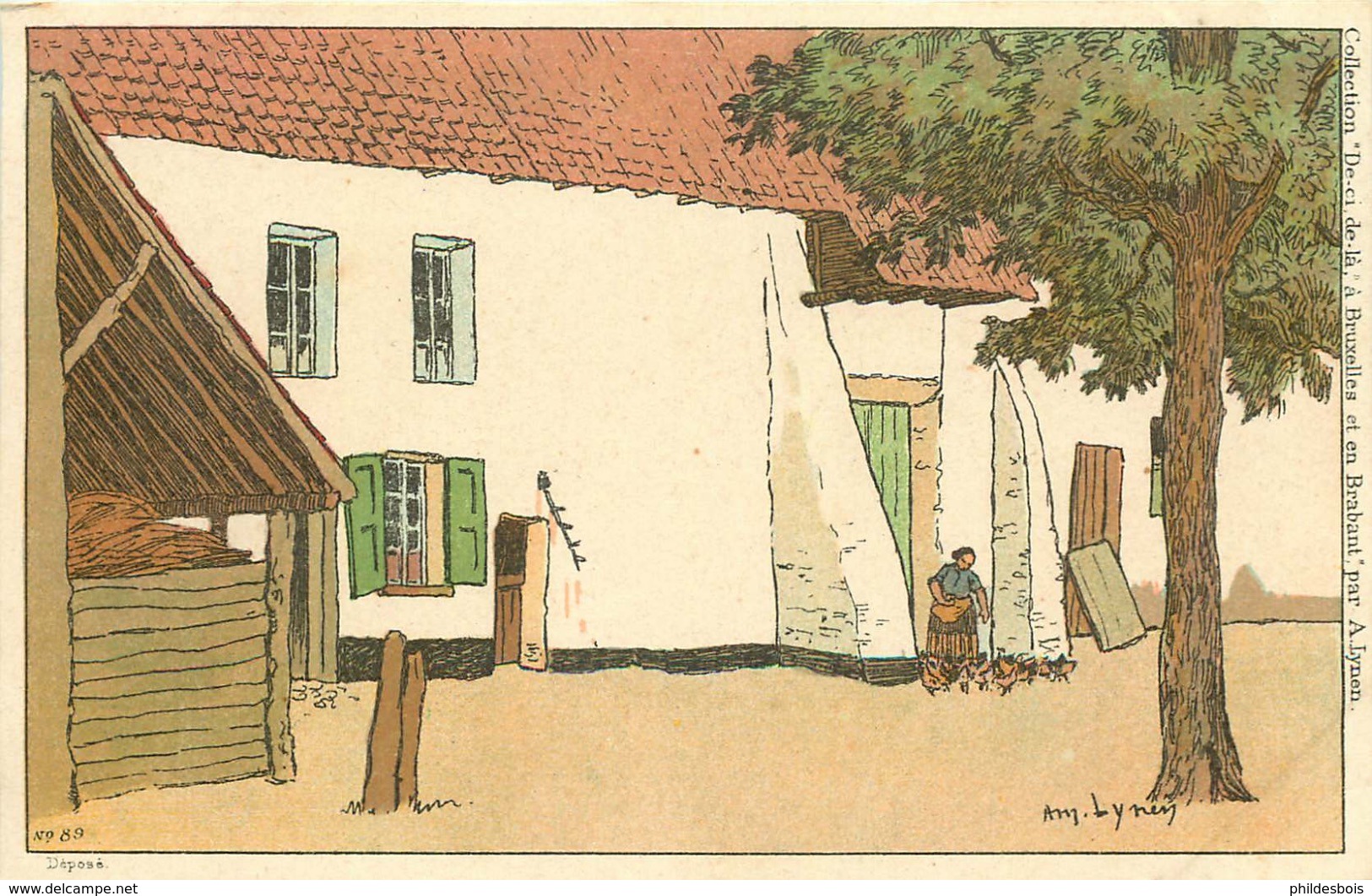 COLLECTION  De-ci De Là  Illustrateur A . LYNEN   N° 89 - Lynen, Amédée-Ernest