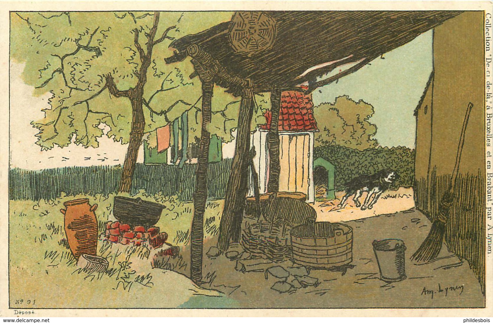 COLLECTION  De-ci De Là  Illustrateur A . LYNEN   N° 92 - Lynen, Amédée-Ernest