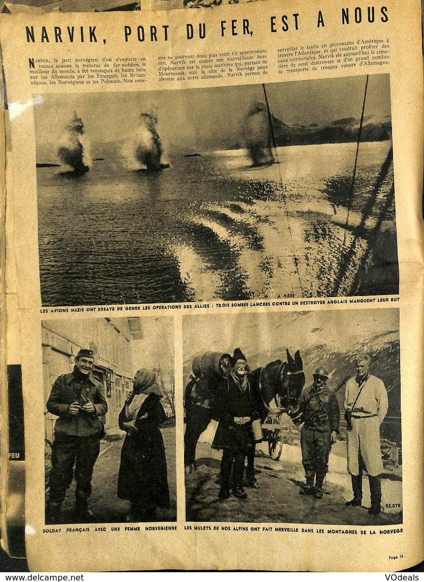 Revue Match - 6 juin 1940 - L"Epopée de Dunkerque