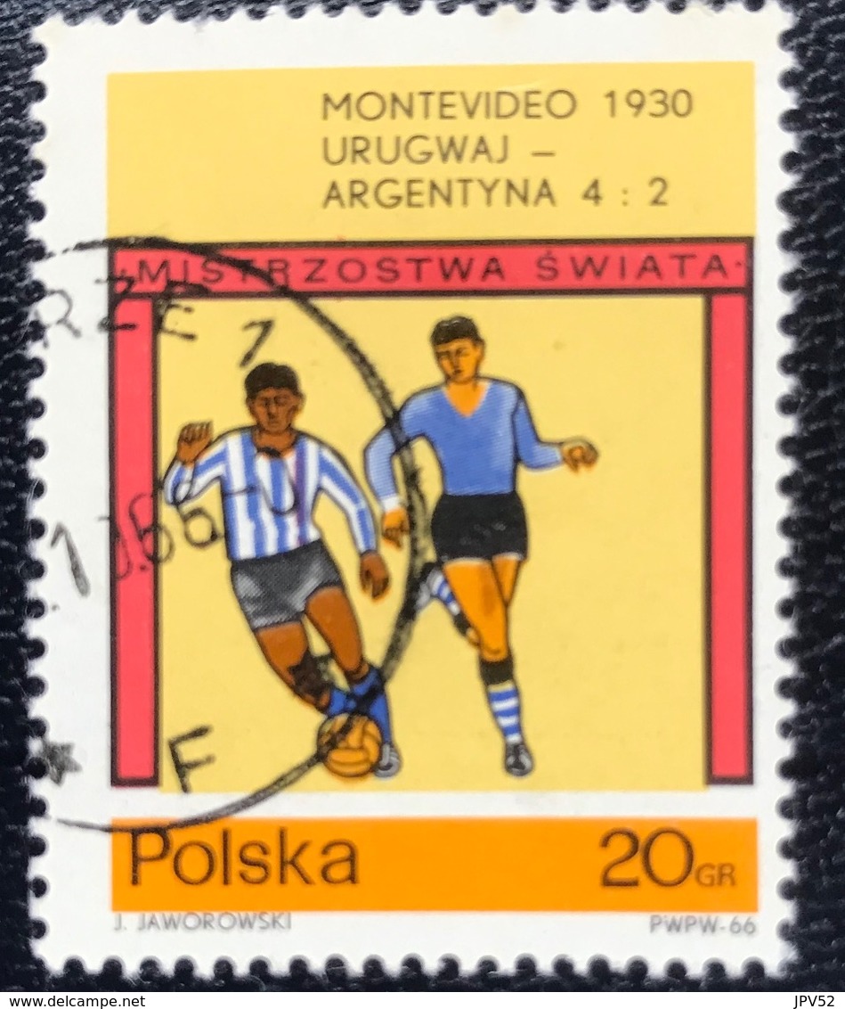 Polska - Poland - P1/14 - (°)used - 1966 - WK Voetbal - Michel Nr.1665 - 1930 – Uruguay