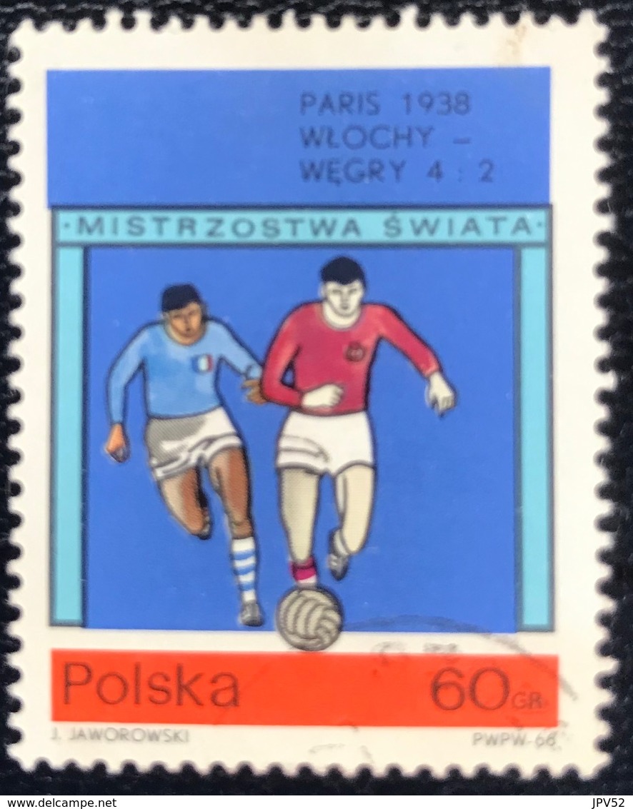 Polska - Poland - P1/14 - (°)used - 1966 - WK Voetbal - Michel Nr.1667 - 1938 – Frankrijk