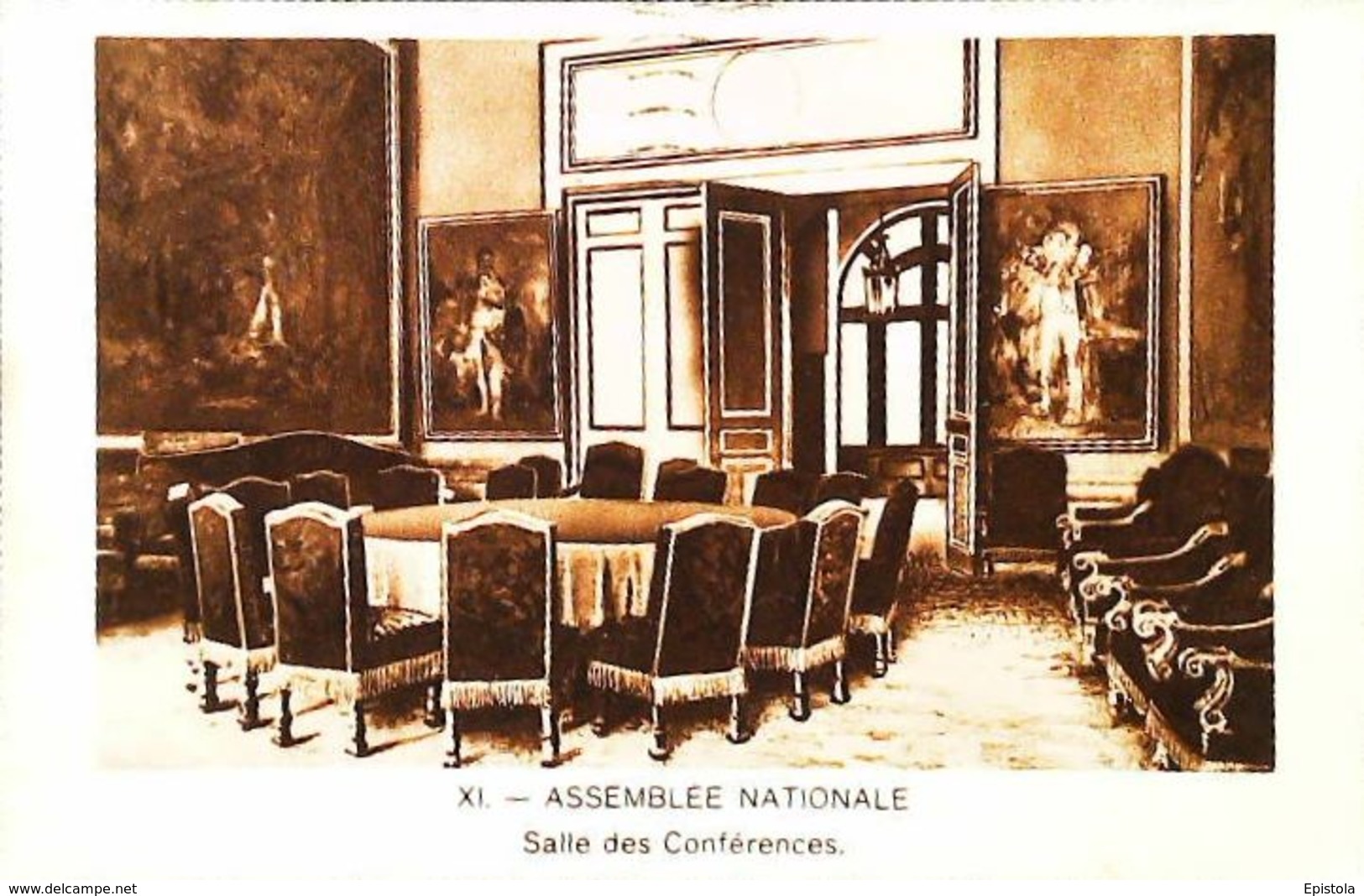 CPA 1930  Assemblée Nationale Salle Des Conférences - Non Classés