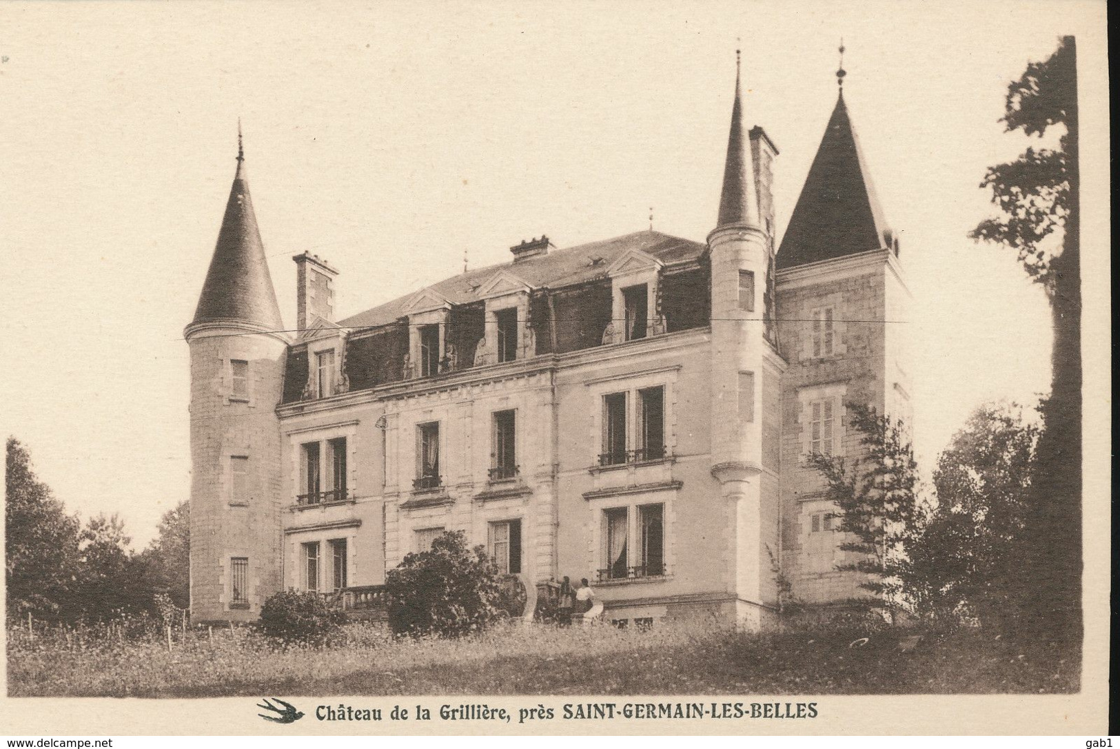 87 --  St - Germain - Les - Belles   -- Chateau De  La Grillere - Saint Germain Les Belles