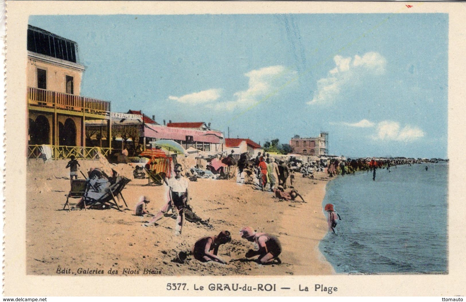 Le Grau-du-Roi  -  La Plage    -  CPA - Le Grau-du-Roi