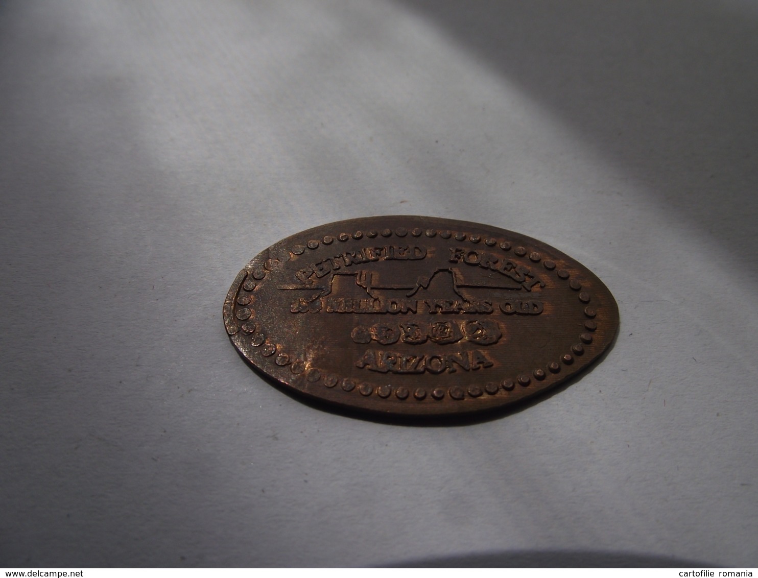 United States Of America USA - Elongated Coin - Petrified Forest National Park Arizona - Souvenirmunten (elongated Coins)