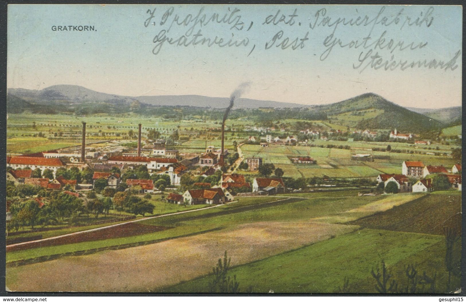ÖSTERREICH / Ansichtskarte Von Gratkorn Aus Dem Jahr 1913, Gelaufen Von Gratkorn Nach Wien - Lassnitzhöne