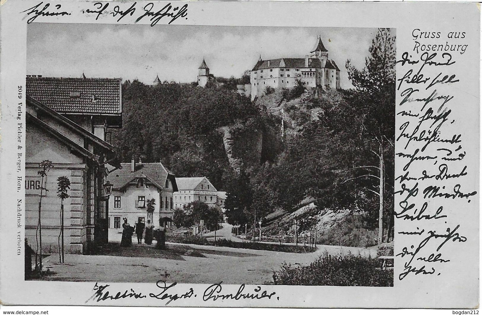 1903 - ROSENBURG , Gute Zustand , 2 Scan - Rosenburg