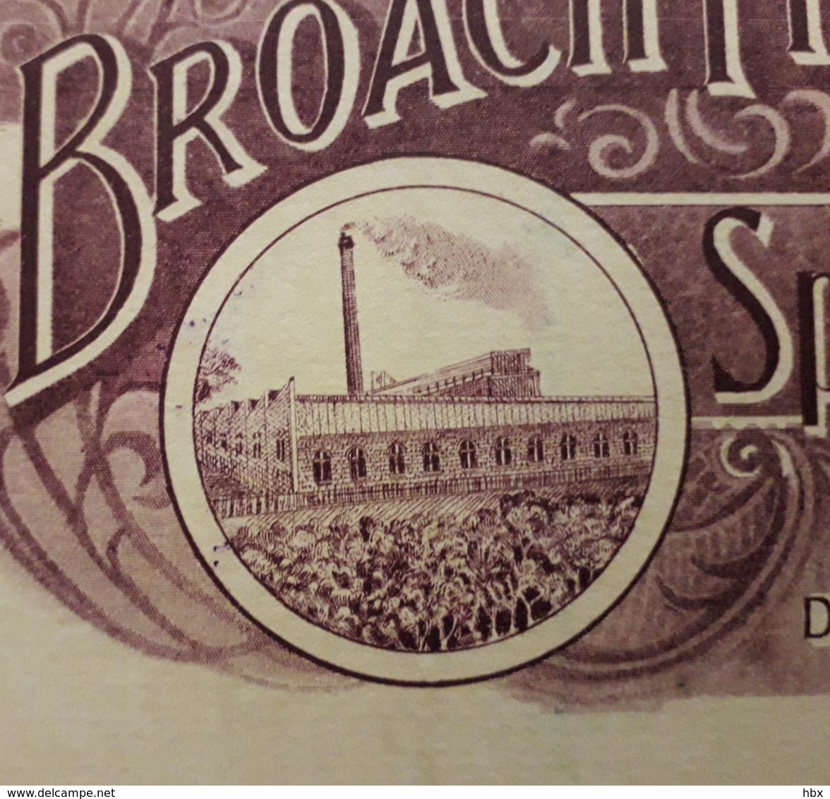 The Broach Fine Counts Spinning & Weaving Company - 1918 - Asie