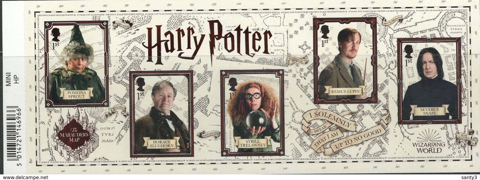 GB 2018 Yv 4700-04, Harry Potter, Postfris (MNH) - Blocks & Kleinbögen