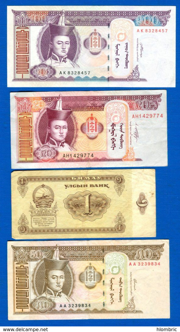 Mongolie  14  Billets - Mongolia