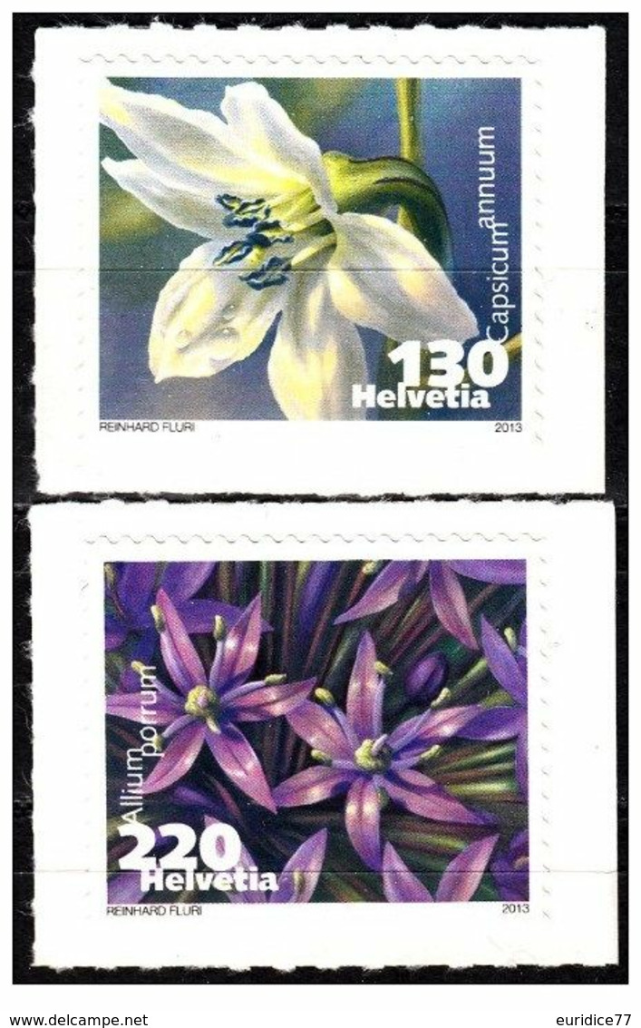 Switzerland 2013 - Flora - Flowering Plants Stamp Set Mnh - 2013