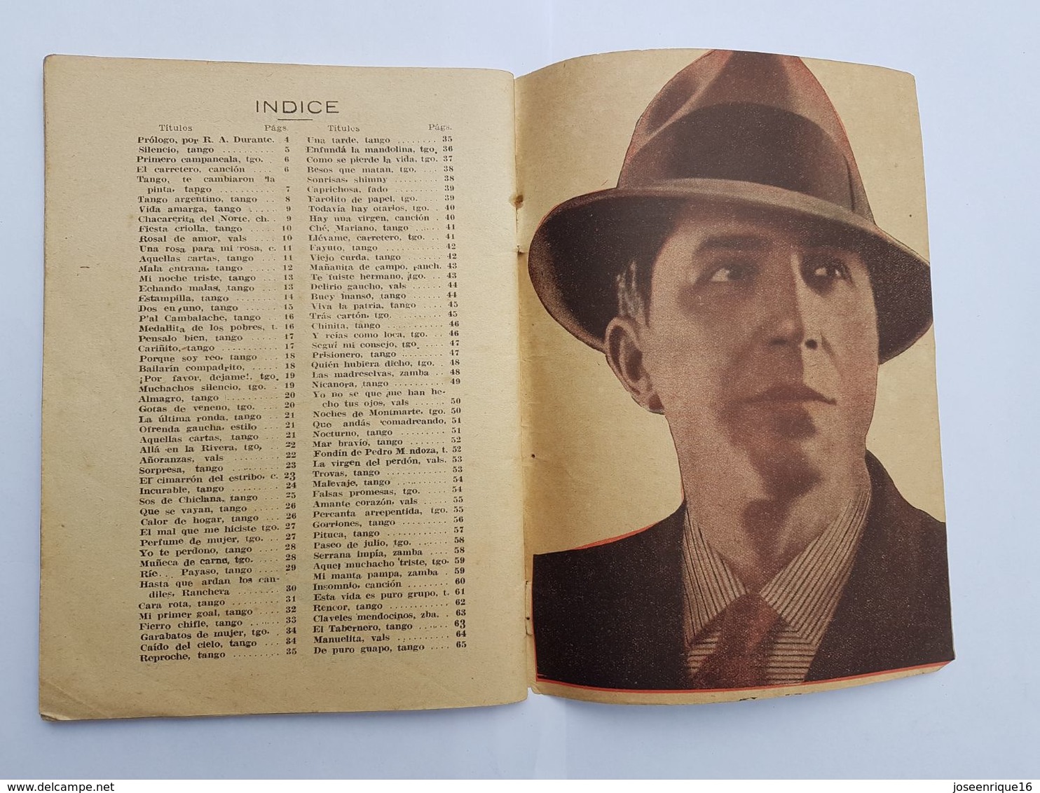 CARLOS GARDEL SELECCIÓN GARDEL EDICION CANCIONERA - REVISTA, MAGAZINE