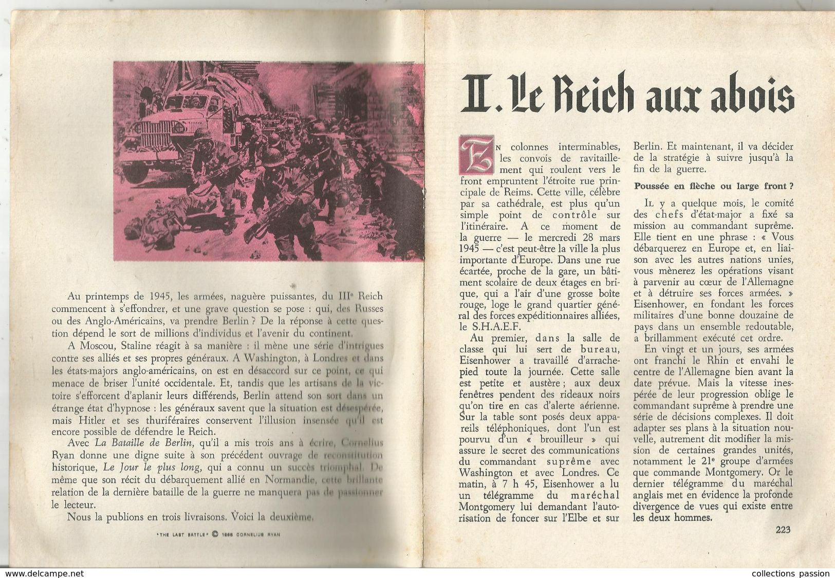 Guerre 1939-45 , La Bataille De BERLIN , Condensé Du Livre De C. Ryan , En 3 Parties , 3 Livres,  4 Scans, Frais Fr 4.25 - Weltkrieg 1939-45