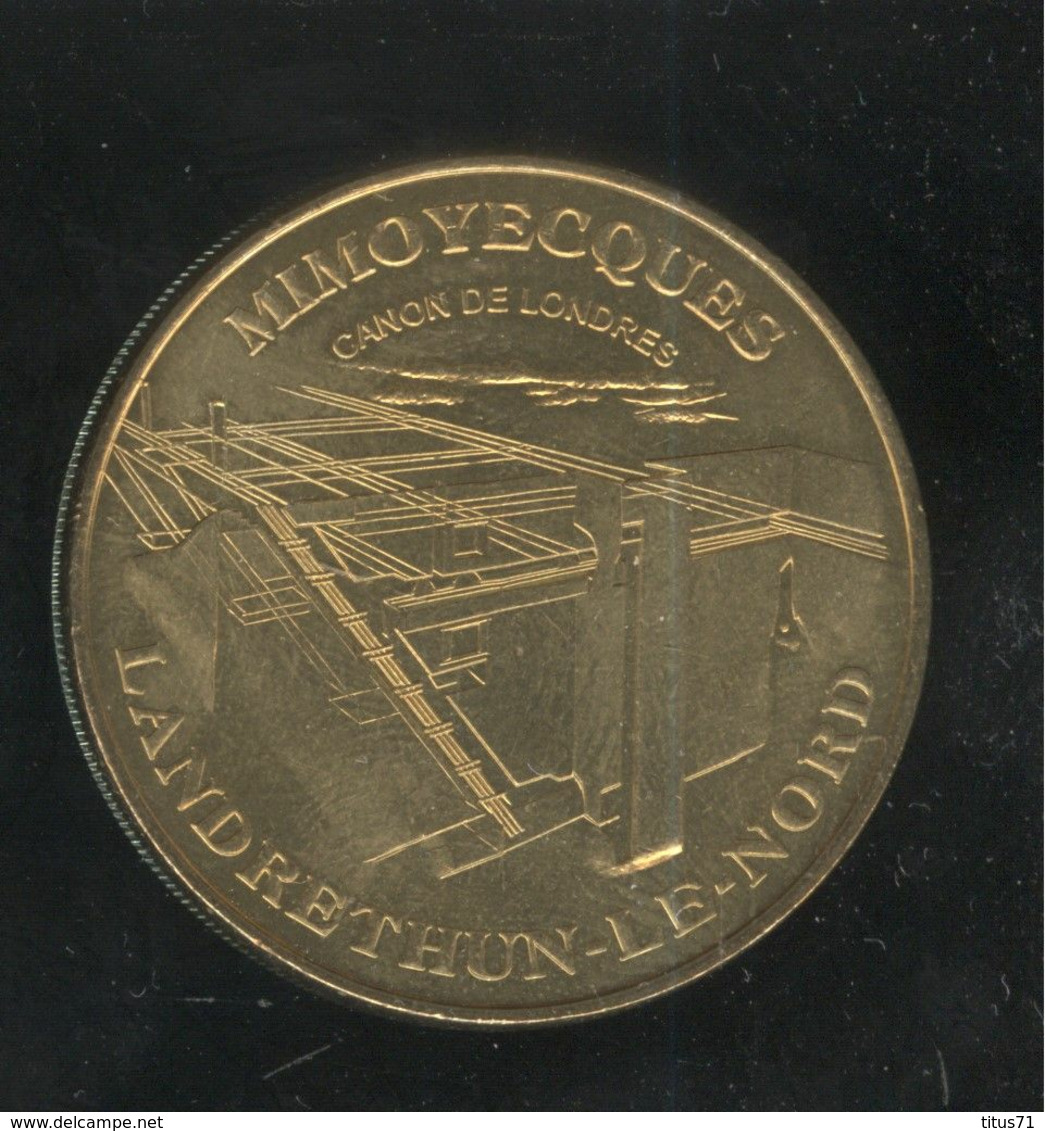 Jeton Touristique Monnaie De Paris - Mimoyecques - Canons De Londres - Landrethun-le-Nord - 2011 - 2011