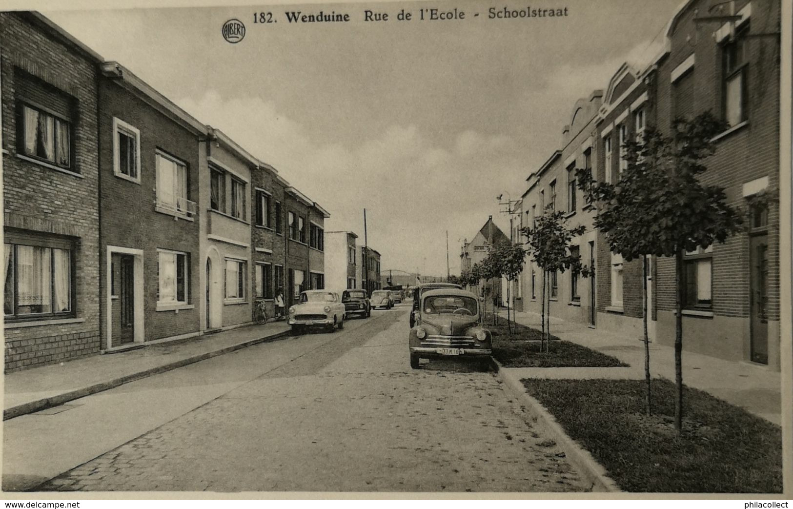 Wenduine - Wenduyne / Ed. Albert // Rue De L'Ecole - Schoolstraat No. 182 (Automobile) 19?? - Wenduine