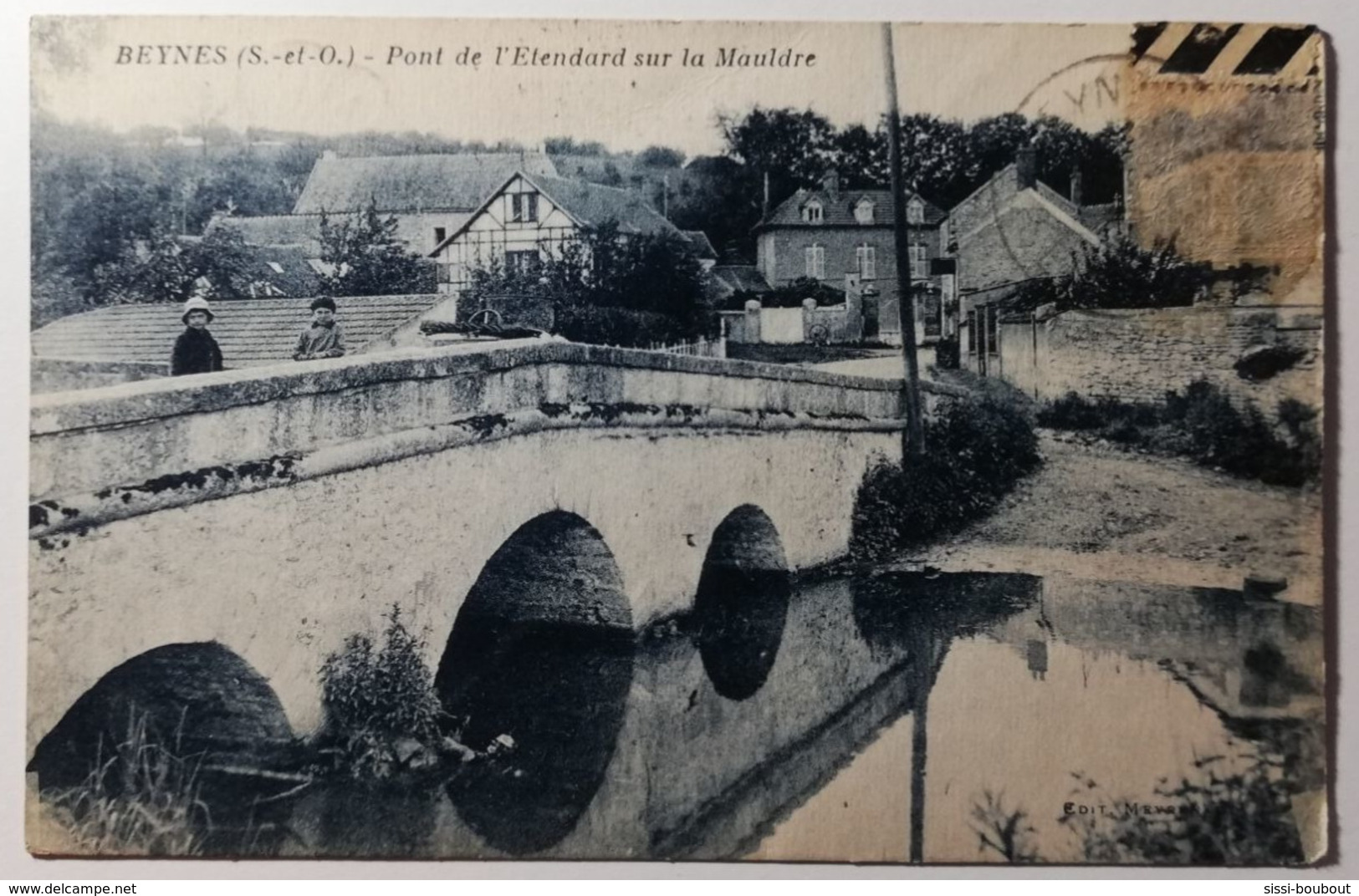 BEYNES - Pont De L'Etendard Sur La Mauldre - CPA - CP - Carte Postale - Beynes