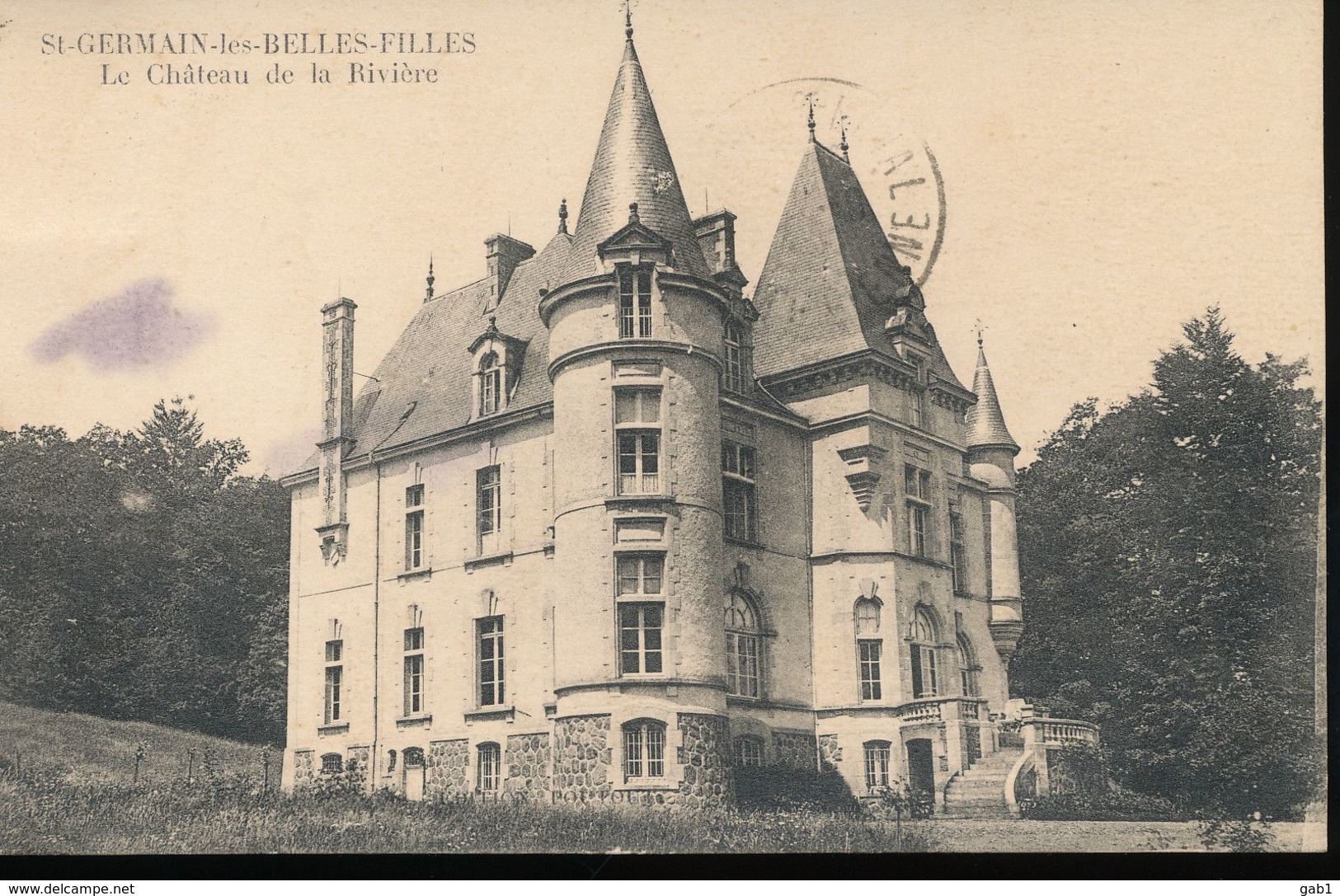 87 -- Saint - Germain - Les - Belles Filles -- Chateau De La Riviere - Saint Germain Les Belles