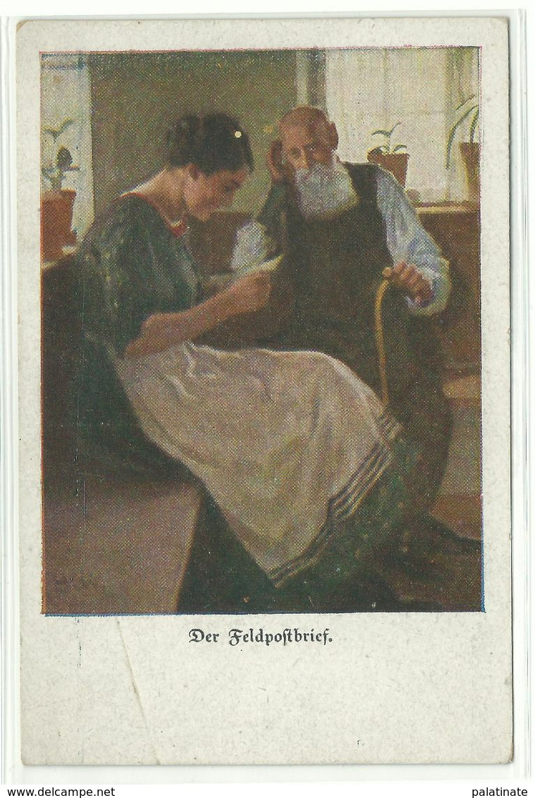 "Der Feldpostbrief" Lustige Blätter Nr.15 Signiert Wennerberg Um 1915 - Wennerberg, B.