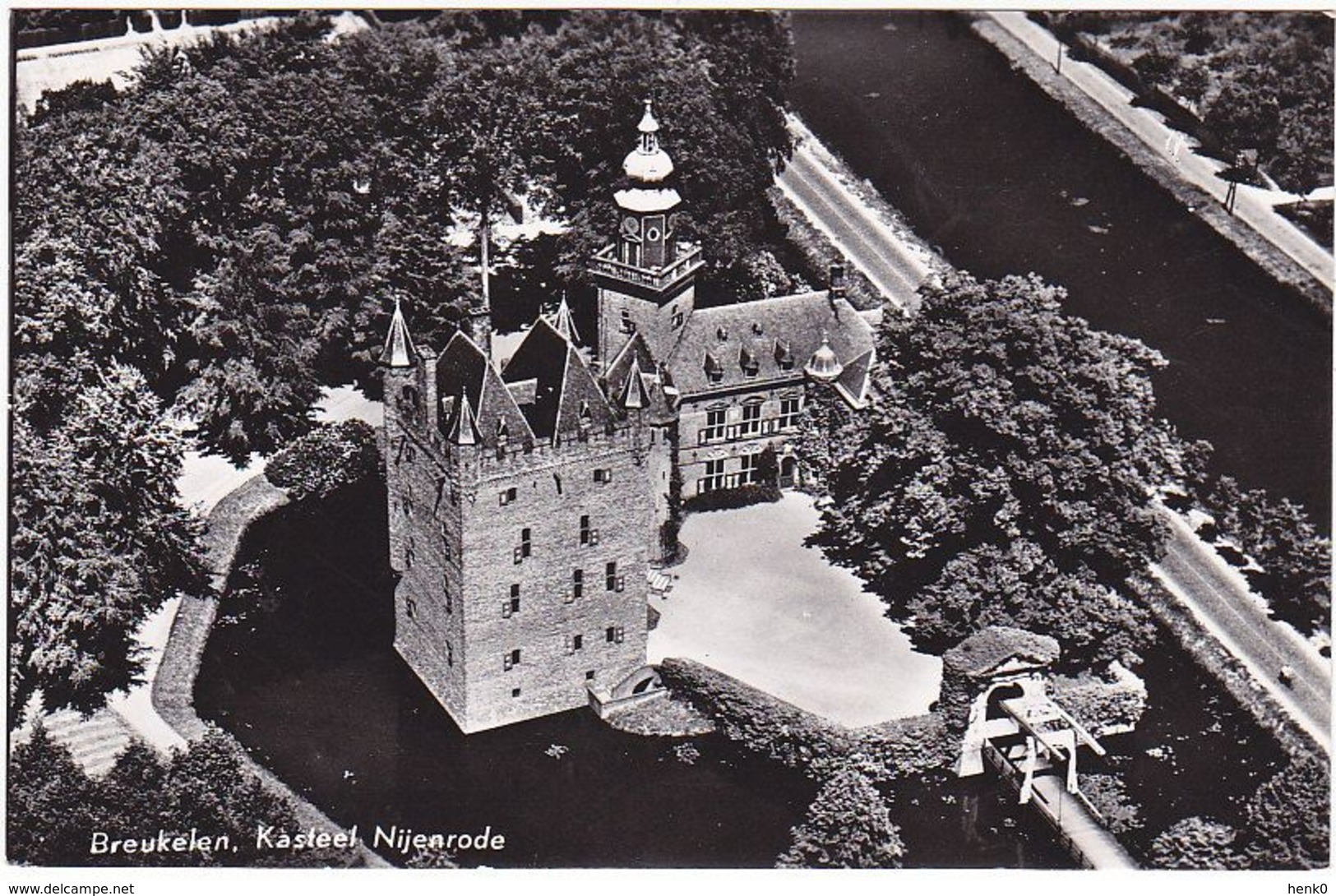 Breukelen Kasteel Nijenrode KLM Luchtfoto M473 - Breukelen