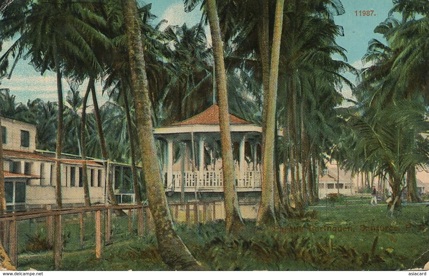 Santurce Puerto Rico  Parque Borinquen  P. Used San Juan 1913 To Maison Du Bois Doubs France - Puerto Rico