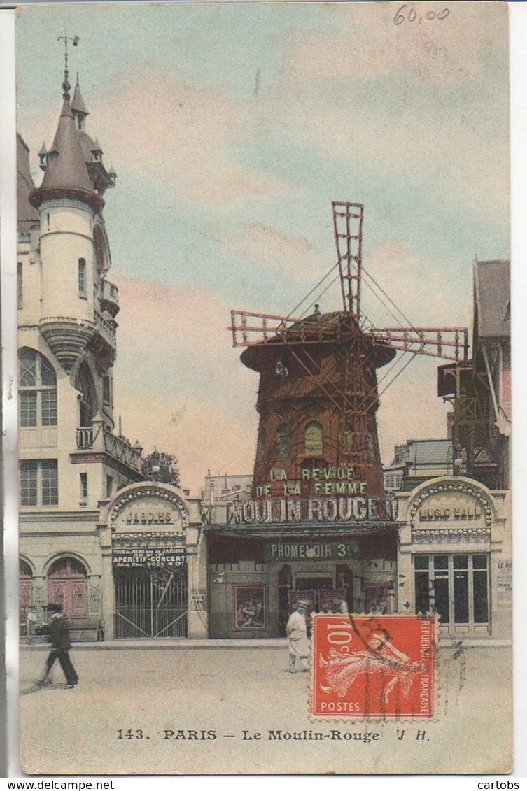 75 PARIS XVIIIe Le Moulin Rouge - Arrondissement: 18