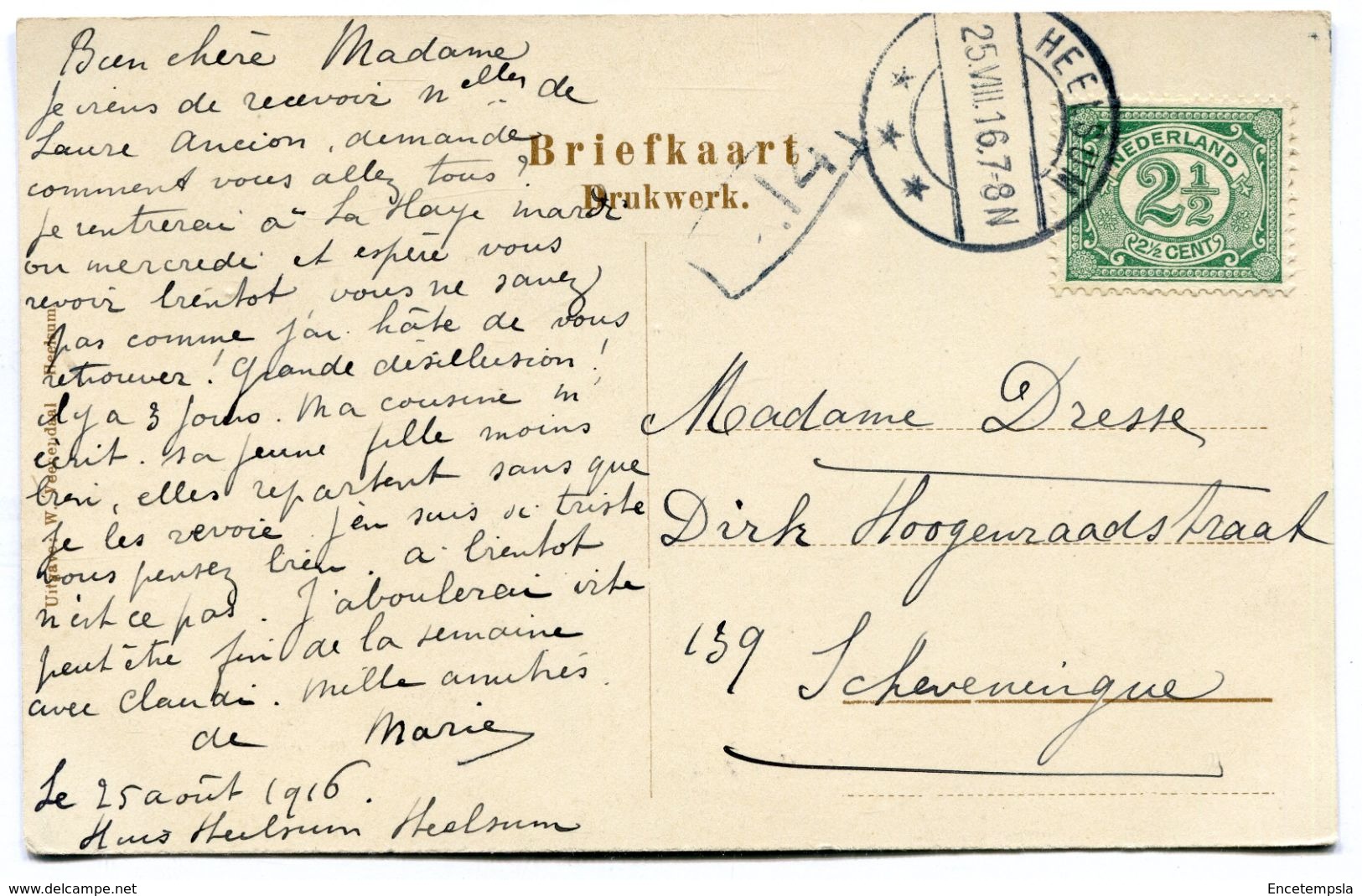 CPA - Carte Postale - Pays Bas - Heelsum - Heelsumsche Beek - 1916 (D13158) - Renkum