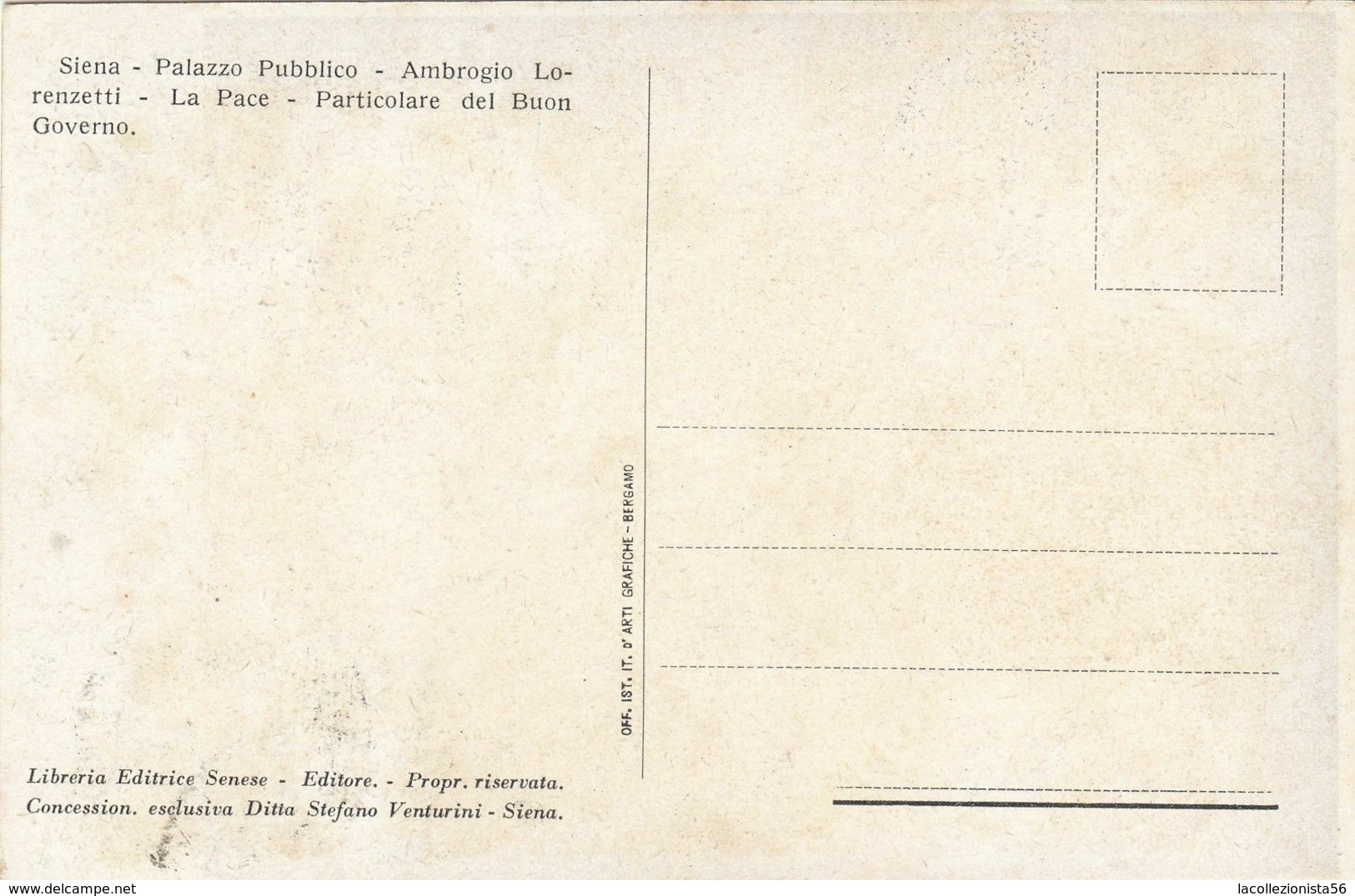 9899-MAXIMUM - 3 L. AFFRESCO "LA PACE" -1946 - Cartoline Maximum