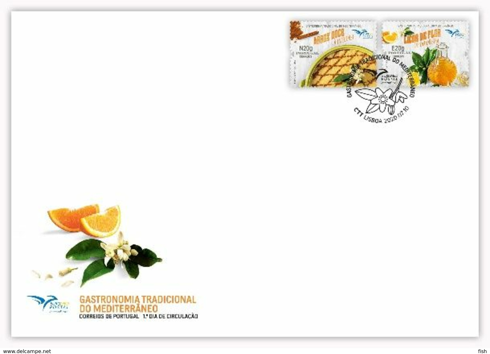 Portugal & FDC Traditional Mediterranean Cuisine  2020 (86429) - Food