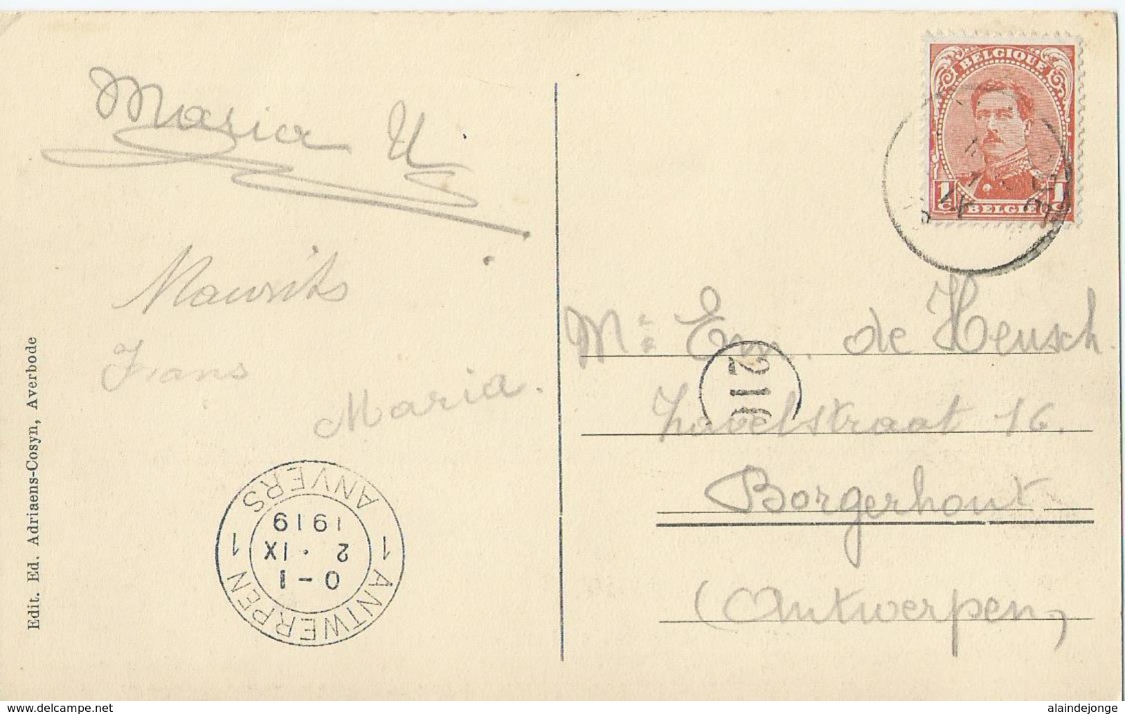 Averbode - Aile Des Cloîtres Donnant Sur Le Jardin - Edit. Ed. Adriaens-Cosyn, Averbode - 1919 - Scherpenheuvel-Zichem