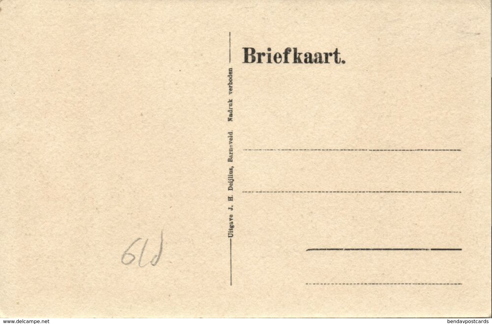 Nederland, BARNEVELD, Nieuwstraat (1920s) Ansichtkaart - Barneveld