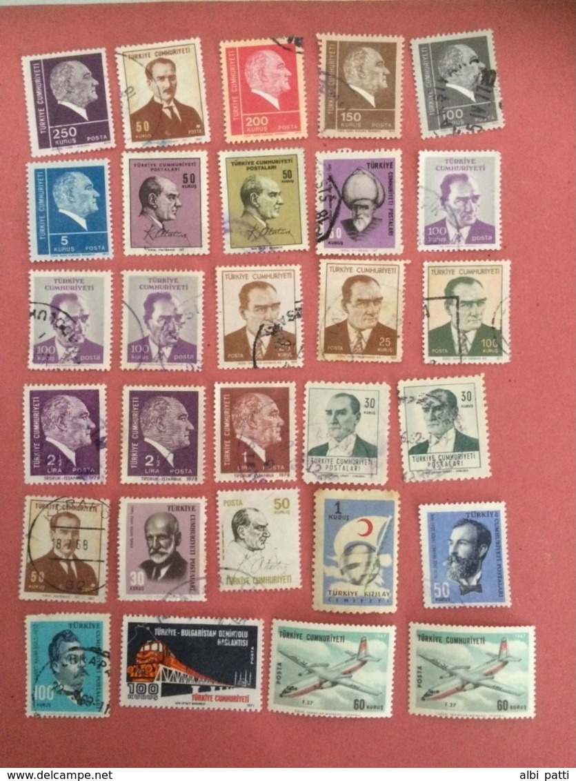 TURKEY LOT OF NEWS MNH** AND USED STAMPS - TÜRKİYE'DE HABERLER MNH ** VE KULLANILAN ADIMLAR - Colecciones & Series