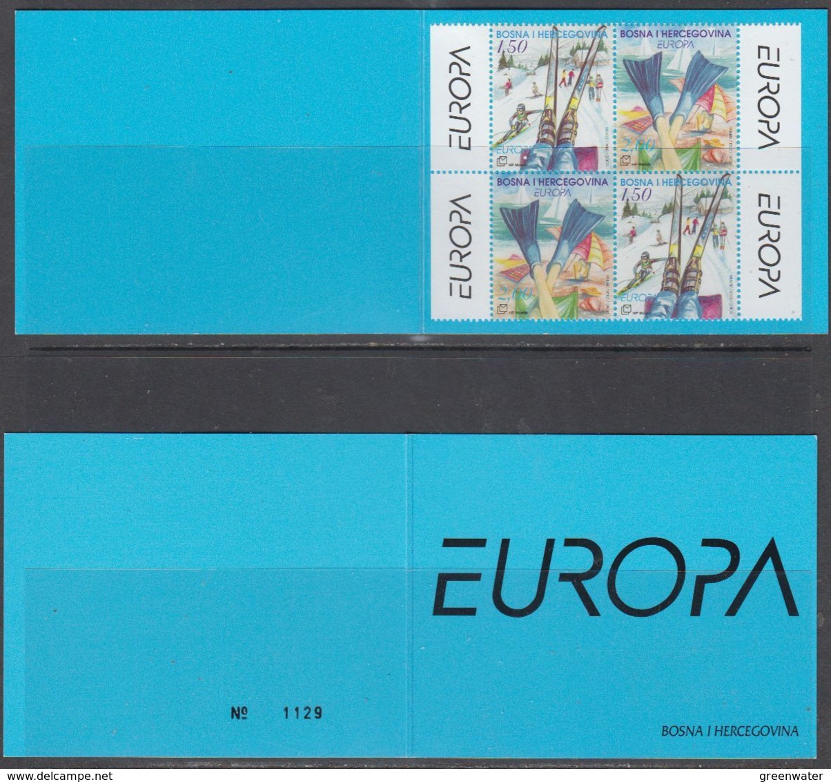 Europa Cept 2004 Bosnia/Herzegovina Mostar 2x2v In Booklet ** Mnh (48870) - 2004